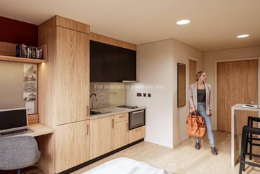 1 bed studio, Haymarket Yards, Haymarket, Edinburgh, EH125BH - Image 2